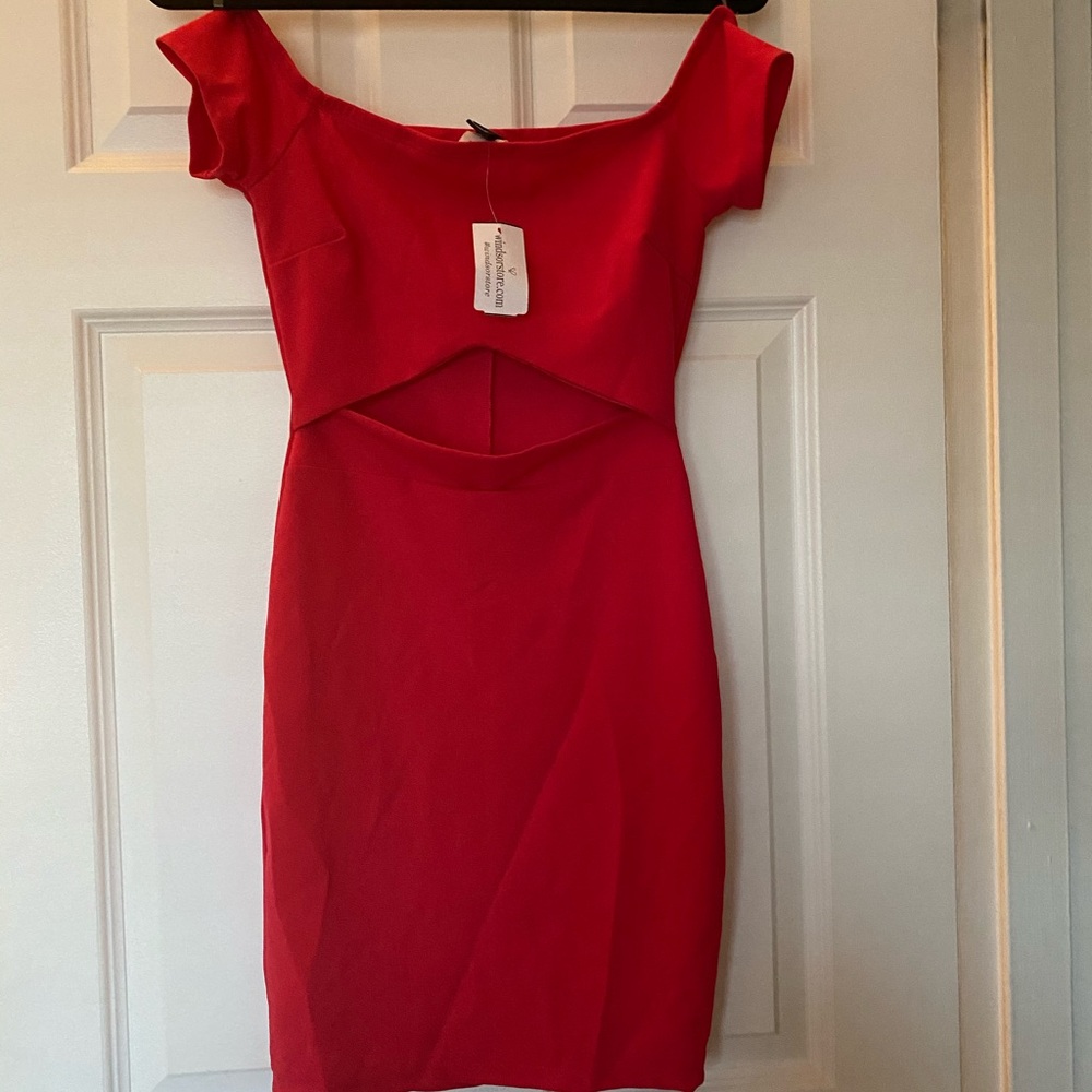 Off the shoulder dress